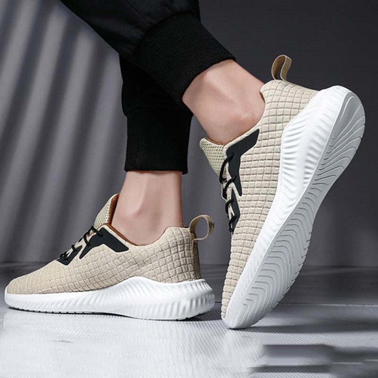 Baskets D'extérieur À Lacets À Blocs De Couleurs Flyknit Pour Hommes