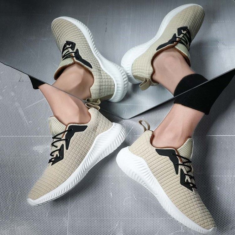 Baskets D'extérieur À Lacets À Blocs De Couleurs Flyknit Pour Hommes