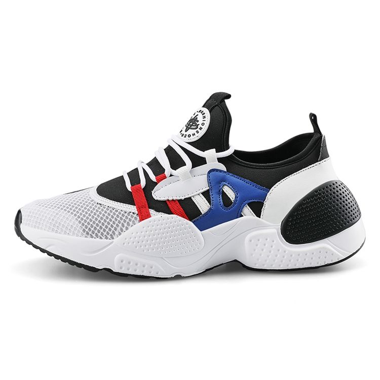 Chaussures De Course En Maille À Lacets Color Block Pour Hommes