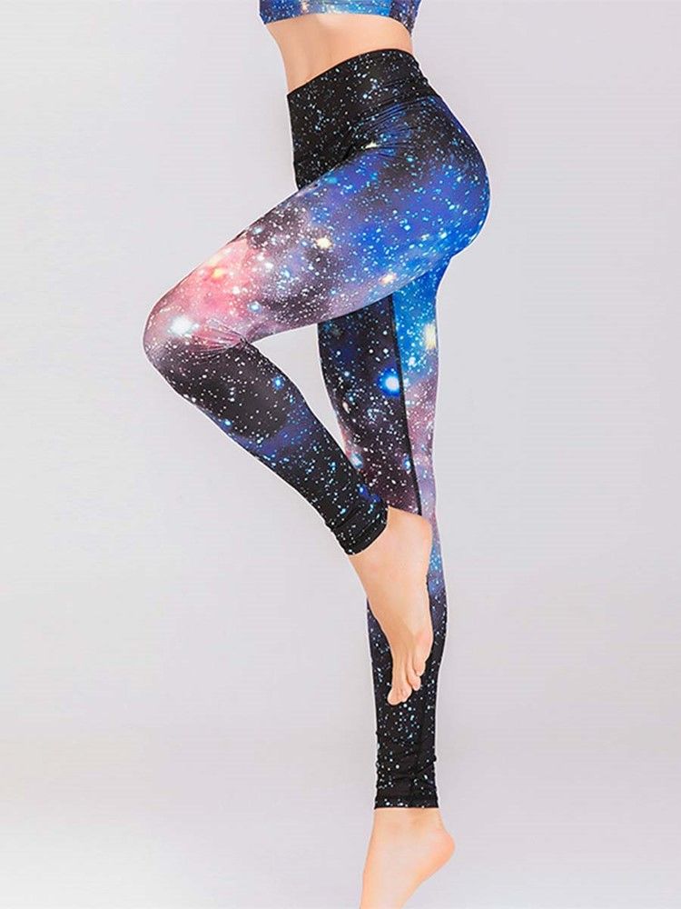 Leggings Imprimés Colorés À Séchage Rapide Pour Femmes Pantalons De Yoga Leggings Tiktok Taille Haute