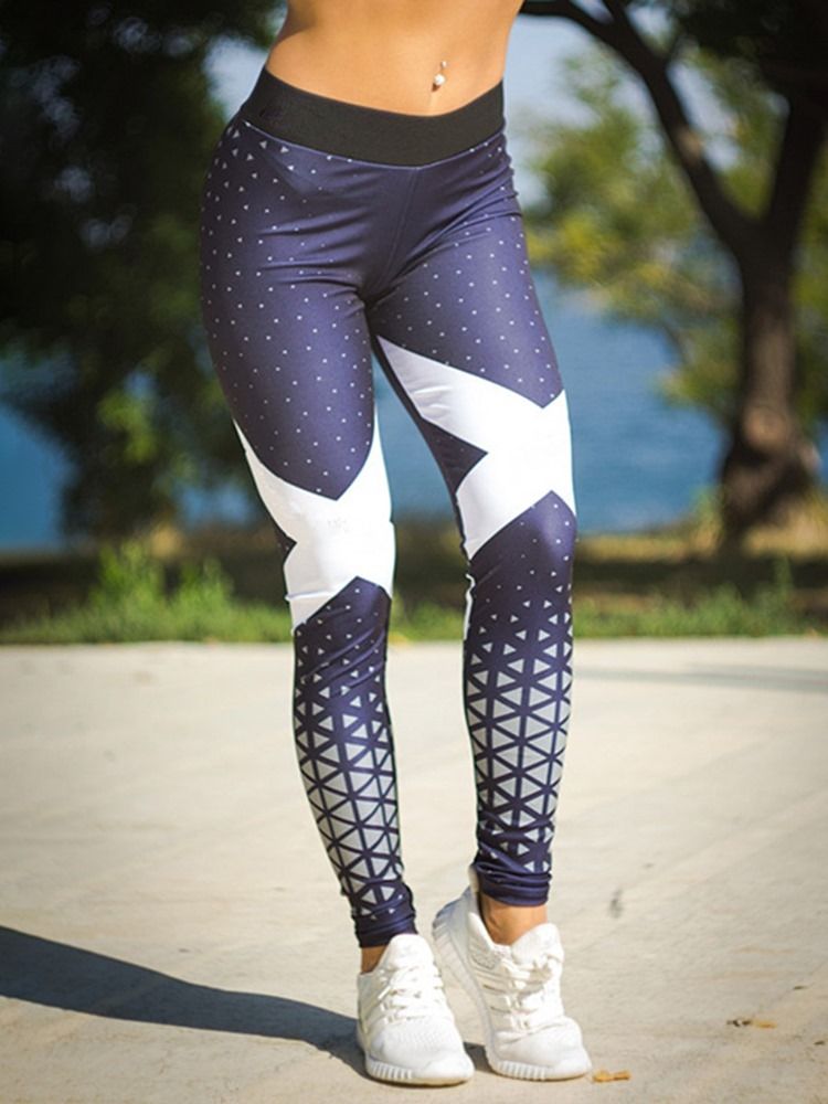 Leggings Respirants À Imprimé Géométrique Taille Haute Pour Femmes Pantalons De Yoga Leggings Tiktok Taille Haute