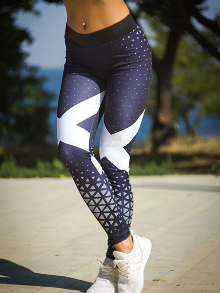 Leggings Respirants À Imprimé Géométrique Taille Haute Pour Femmes Pantalons De Yoga Leggings Tiktok Taille Haute