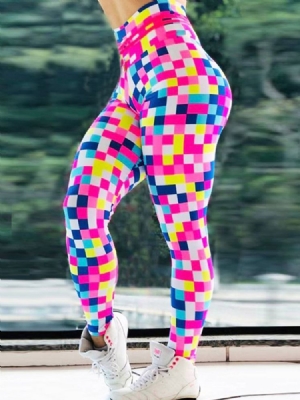 Leggings Respirants Taille Haute Imprimé Mosaïque Pour Femmes Pantalons De Yoga Leggings Tiktok Taille Haute