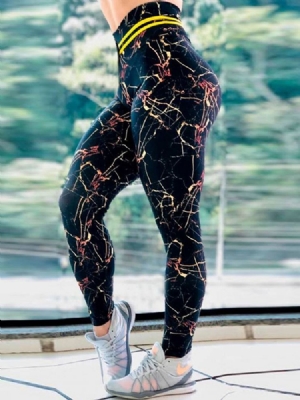 Leggings Taille Haute Imprimé À Séchage Rapide Pour Femmes Pantalons De Yoga Leggings Tiktok Taille Haute