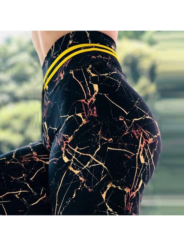 Leggings Taille Haute Imprimé À Séchage Rapide Pour Femmes Pantalons De Yoga Leggings Tiktok Taille Haute