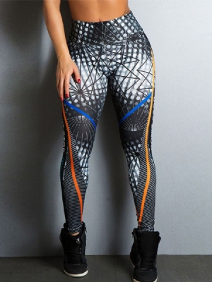 Leggings De Yoga Anti-transpiration Numériques Imprimés Pour Femmes Pantalons De Yoga Leggings Tiktok Taille Haute