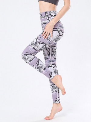 Pantalon Femme Floral Femme Longueur Cheville Pantalon De Yoga Taille Haute Tiktok Leggings