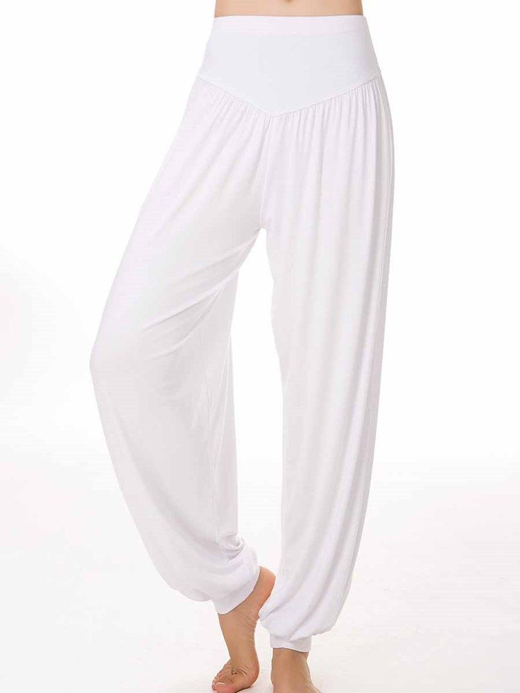 Pantalon Sarouel De Yoga Respirant Solide En Modal Pour Femmes