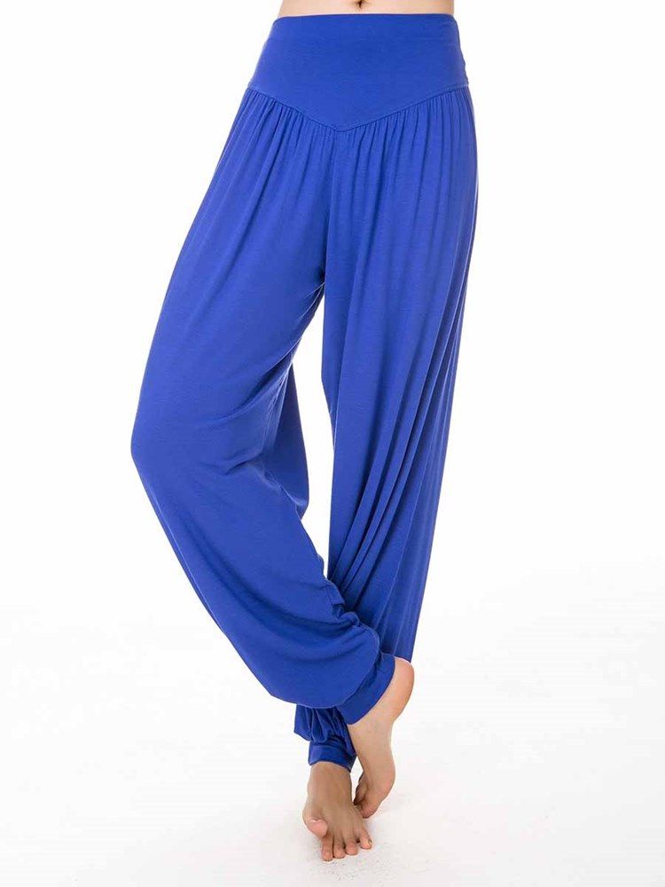 Pantalon Sarouel De Yoga Respirant Solide En Modal Pour Femmes