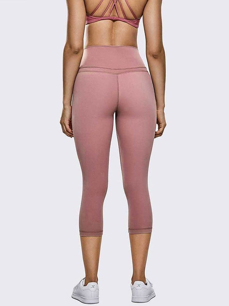 Pantalon De Volley-ball À Patchwork Solide Et Respirant Pour Femmes Pantalon De Yoga Taille Haute Leggings Tiktok