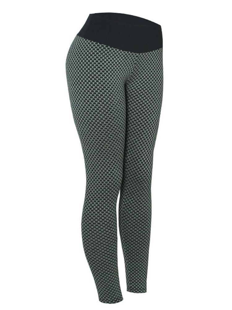 Pantalon De Yoga De Course À Carreaux Anti-transpiration Pour Femmes Leggings Tiktok Taille Haute