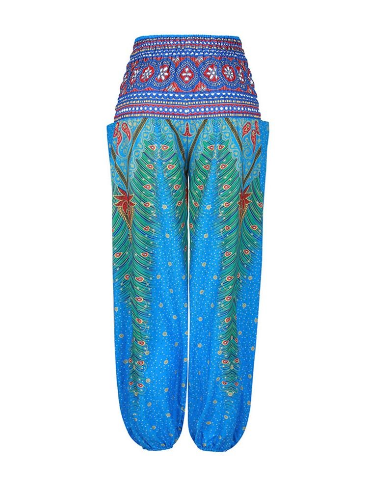 Pantalon De Yoga De Danse De Rue Géométrique À Imprimé Bohème Pour Femmes