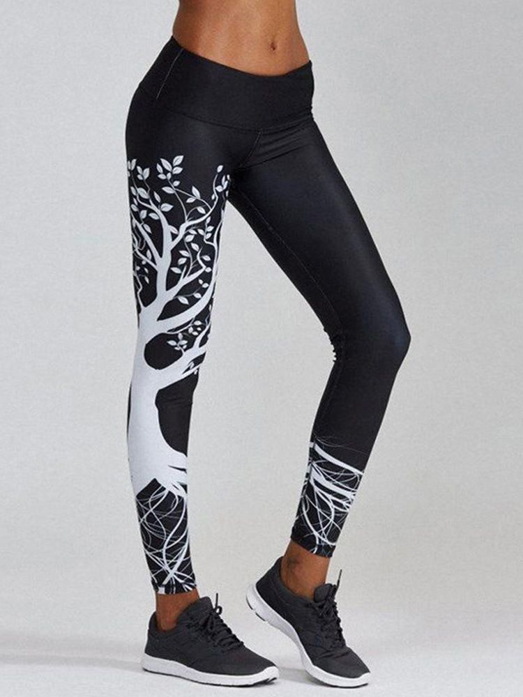 Pantalon De Yoga D'été En Polyester Respirant Pour Femmes Taille Haute Leggings Tiktok