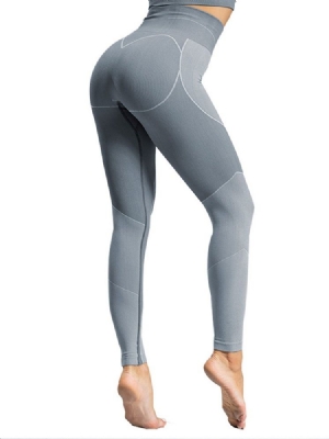 Pantalon De Yoga Femme Pleine Longueur En Nylon À Rayures Pour Femmes Leggings Tiktok Taille Haute