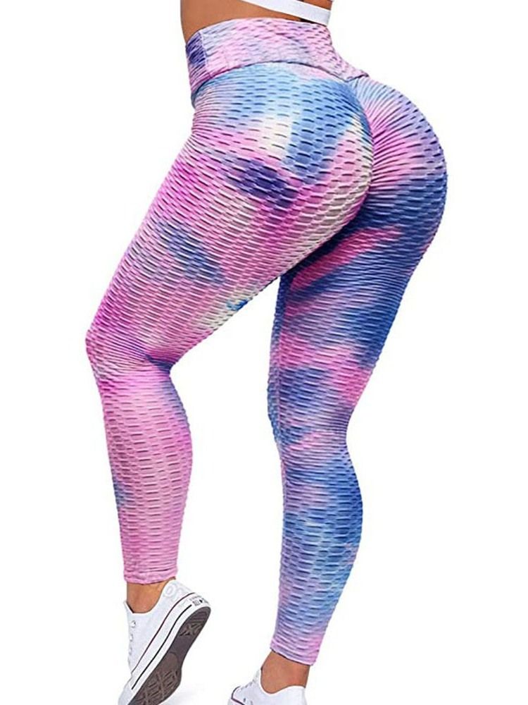 Pantalon De Yoga Femme Taille Haute En Polyester À Séchage Rapide Pour Femme Leggings Tiktok