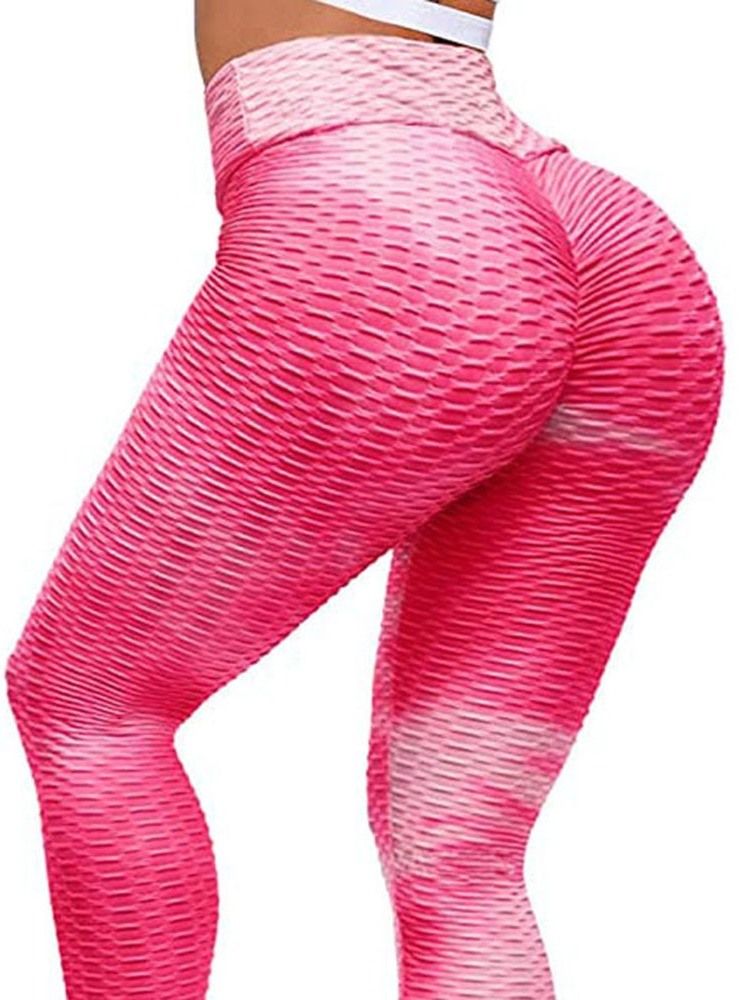 Pantalon De Yoga Femme Taille Haute En Polyester À Séchage Rapide Pour Femme Leggings Tiktok