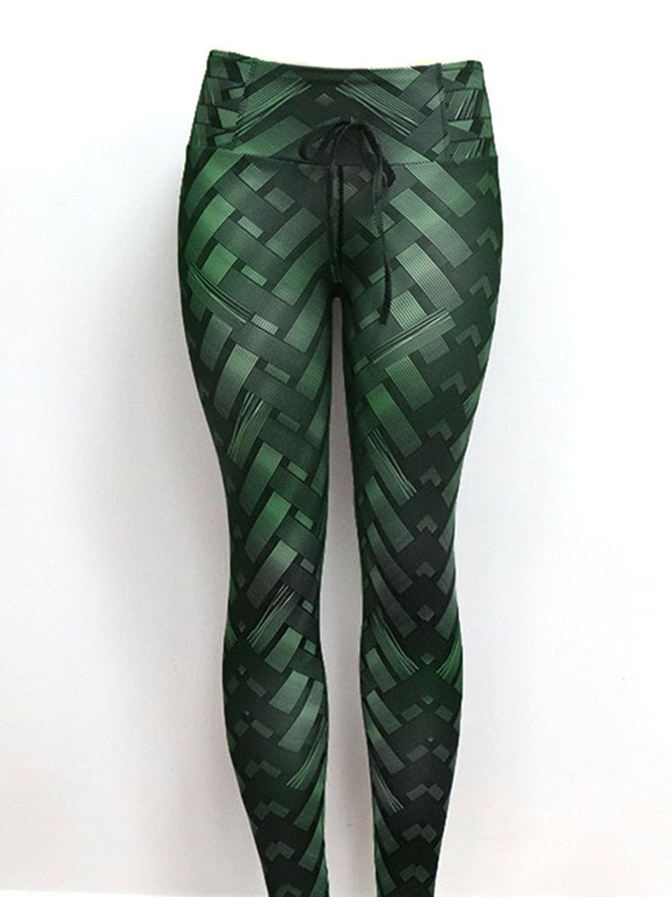 Pantalon De Yoga Pour Femmes À Armure Solide Leggings Tiktok À Taille Haute