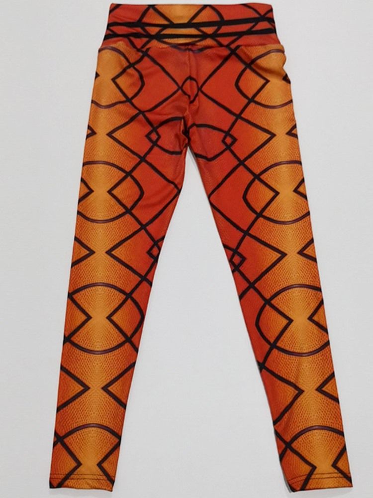 Pantalon De Yoga Géométrique Respirant Pour Femmes En Cours D'exécution Pantalon De Yoga Taille Haute Leggings Tiktok