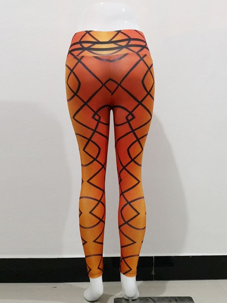 Pantalon De Yoga Géométrique Respirant Pour Femmes En Cours D'exécution Pantalon De Yoga Taille Haute Leggings Tiktok