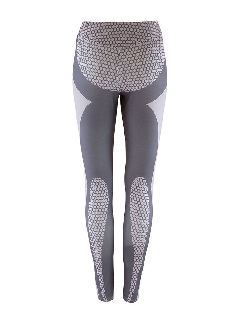 Pantalon De Yoga De Printemps Imprimé Respirant En Spandex Pour Femmes Leggings Tiktok À Taille Haute