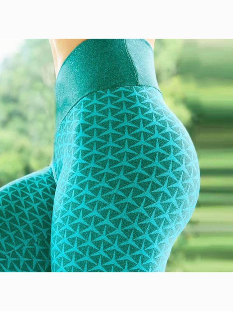 Pantalon De Yoga Push-up Taille Haute À Imprimé Géométrique Pour Femmes Leggings Tiktok À Taille Haute