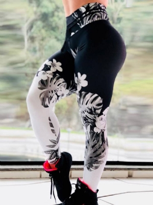 Pantalon De Yoga Respirant À Imprimé Floral Pour Femme Sport Fitness Taille Haute Leggings Tiktok