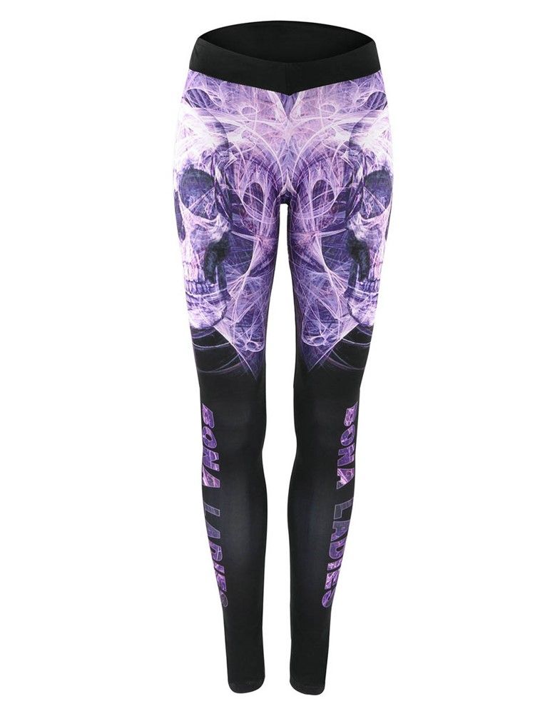 Pantalon De Yoga Respirant En Polyester Imprimé Pour Femme Taille Haute Leggings Tiktok