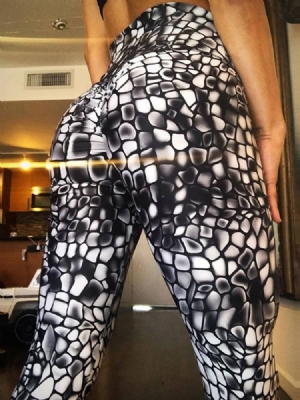 Pantalon De Yoga Taille Haute À Motif Pavé Pour Femme Leggings Tiktok Taille Haute