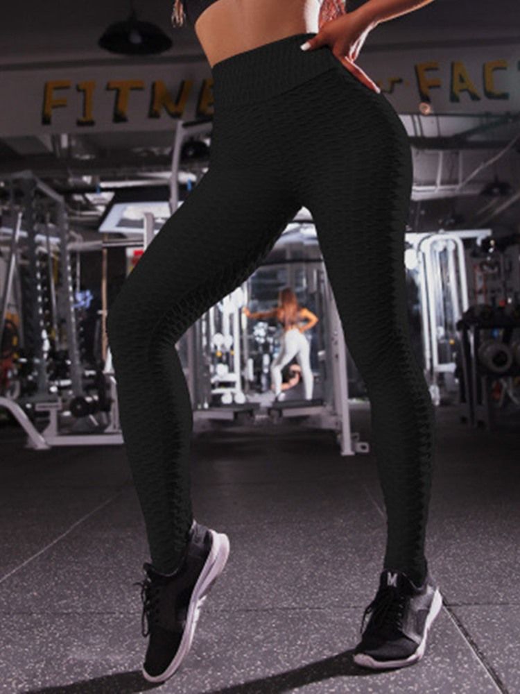 Pantalons De Course Solides À Séchage Rapide Pour Femmes Pantalons De Yoga Leggings Tiktok Taille Haute