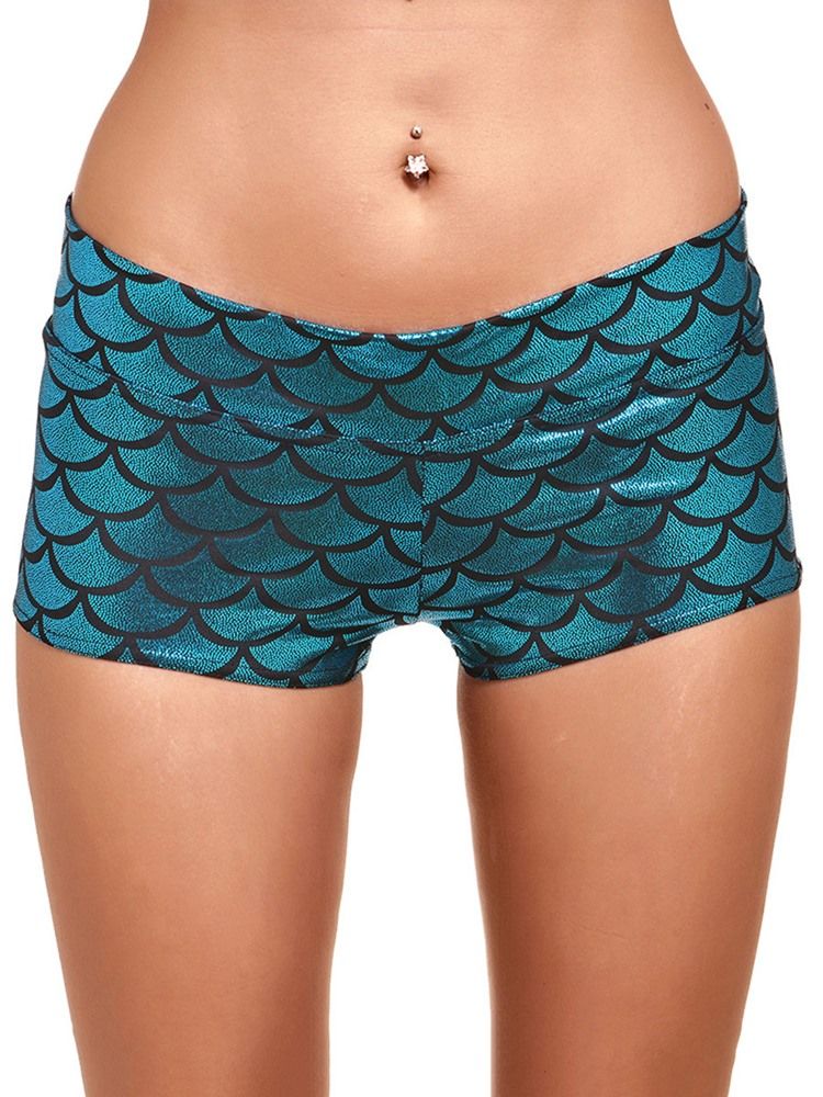 Short D'été Pour Femme En Polyester Imprimé Anti-transpiration