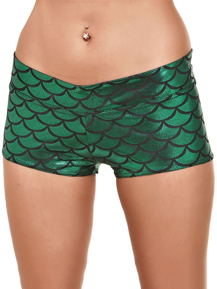 Short D'été Pour Femme En Polyester Imprimé Anti-transpiration