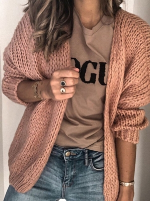 Pull Ample À Manches Longues Et Mince Pour Femme