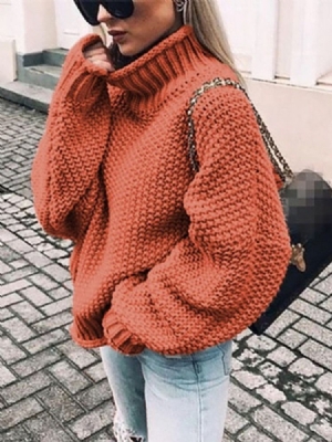 Pull Pour Femme Ample À Automne Fin