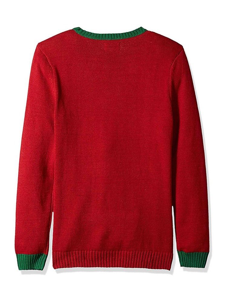 Pull De Noël Standard Régulier À Manches Longues Pour Femmes