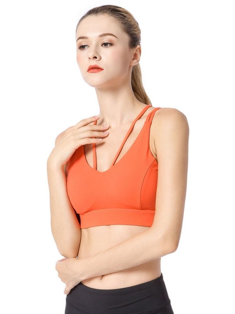 Soutien-gorge De Sport Antichoc Pour Femmes Aux Trois Quarts Sans Fil