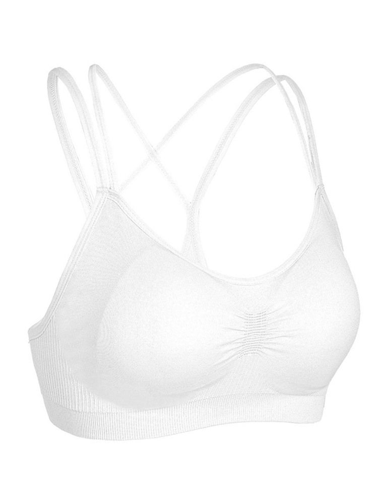 Soutien-gorge De Sport De Yoga Sans Fil Respirant Sans Fil Pour Femmes