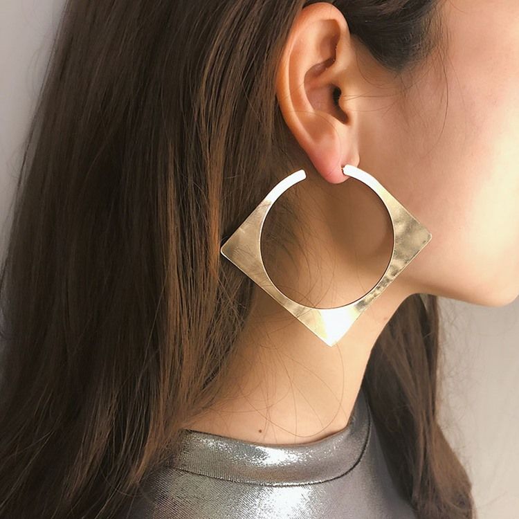 Boucles D'oreilles Fantaisie En Alliage À Placage Électronique