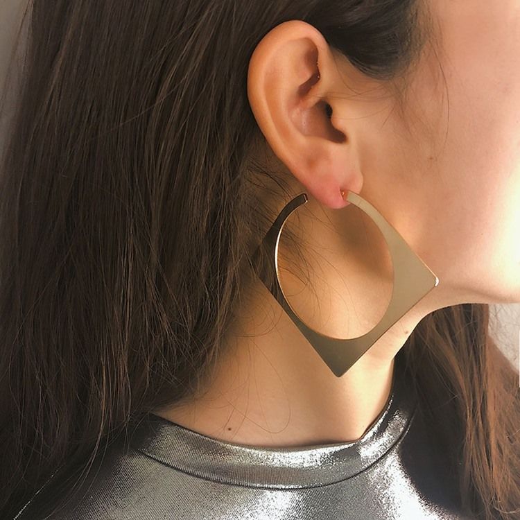 Boucles D'oreilles Fantaisie En Alliage À Placage Électronique