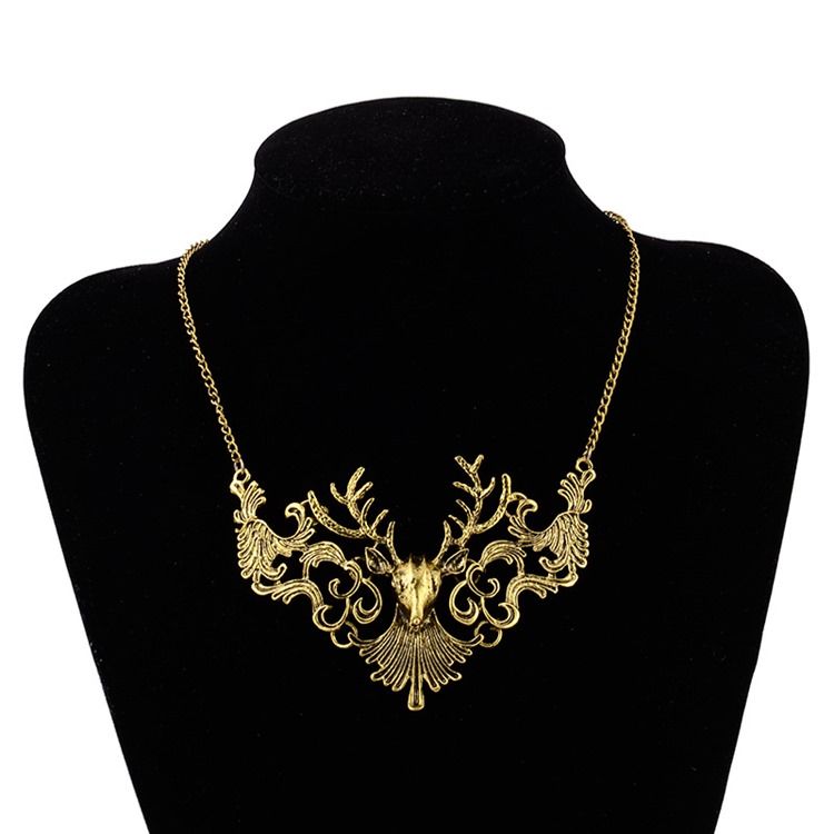 Collier Évidé En Métal Rétro Pour Noël