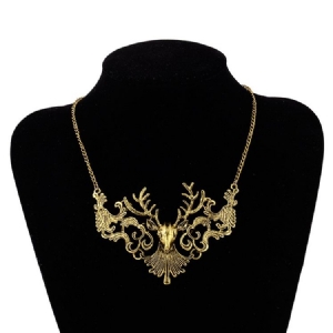 Collier Évidé En Métal Rétro Pour Noël