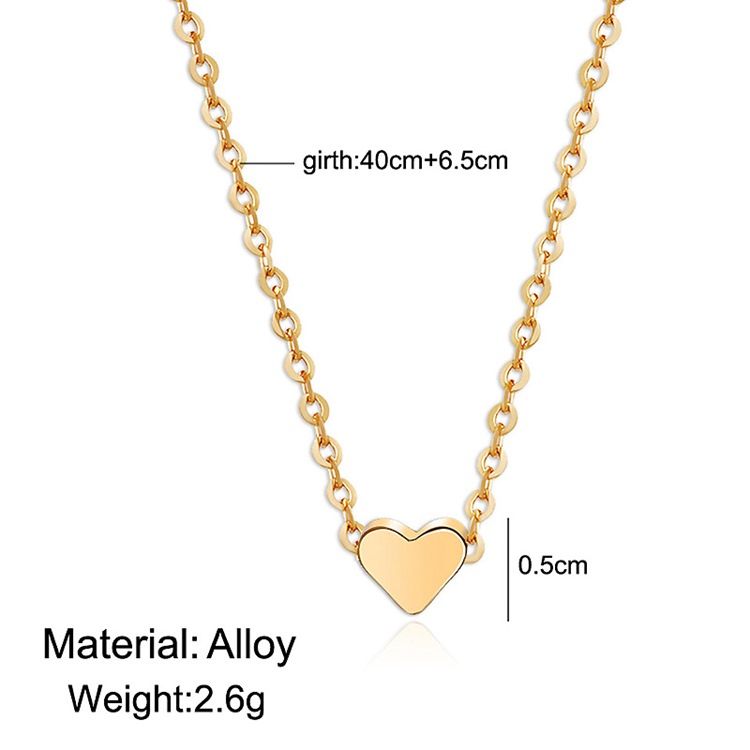 Collier Femme Coeur Romantique