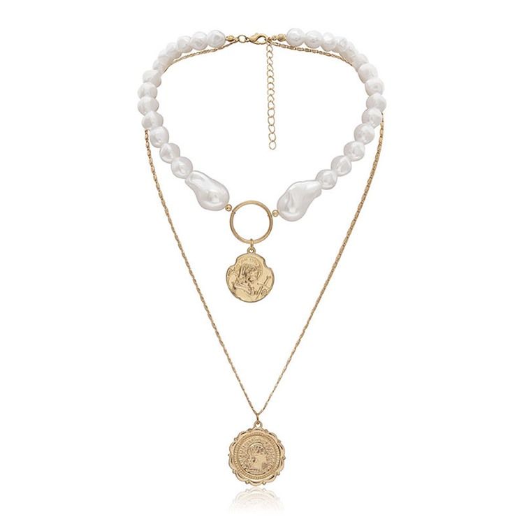 Collier Femme Perle Vintage