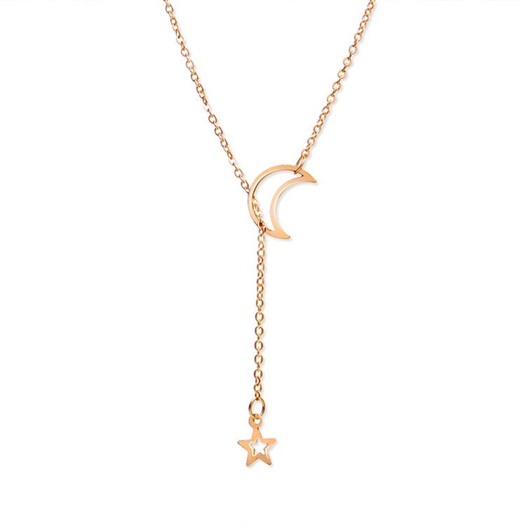 Collier Pendentif Déesse Étoile Lunaire