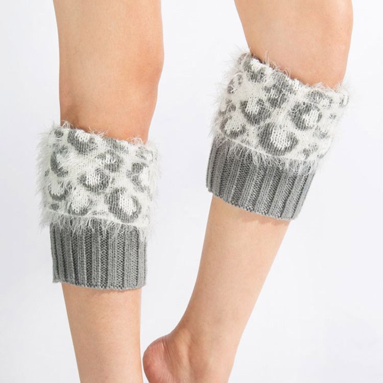 Chaussettes Pour Bottes À Imprimé Léopard Pour Femmes