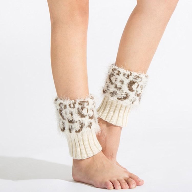 Chaussettes Pour Bottes À Imprimé Léopard Pour Femmes