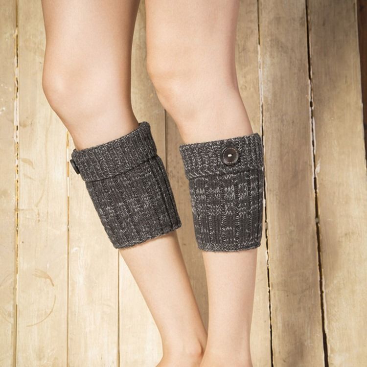 Chaussettes De Fermeture De Poignets De Bottes Hétéroclites Pour Femmes En Tricot