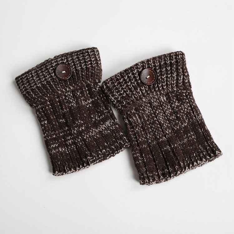 Chaussettes De Fermeture De Poignets De Bottes Hétéroclites Pour Femmes En Tricot