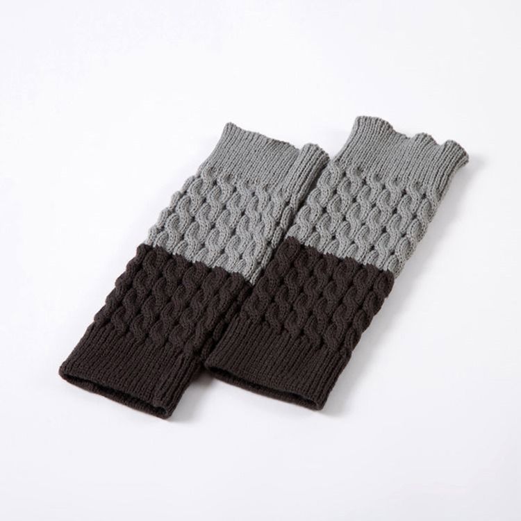 Chaussettes Jambières Bicolores Pour Femmes