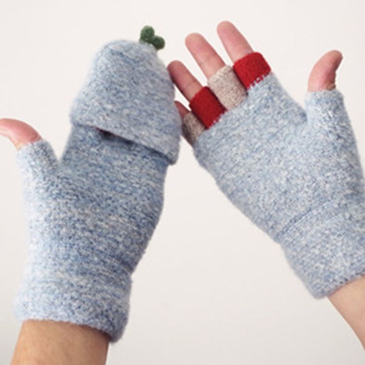 Gants Colorés Pour Femmes Chaudes D'hiver