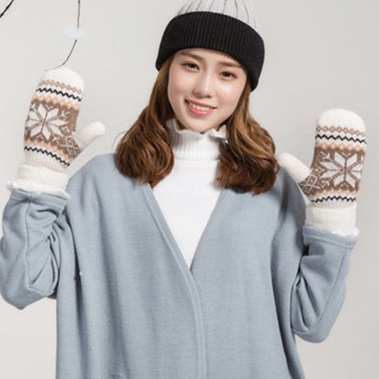 Gants D'amoureux D'hiver De Neige Pour Femmes